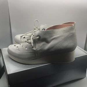 Robert Clergerie Grey Suede Bootie